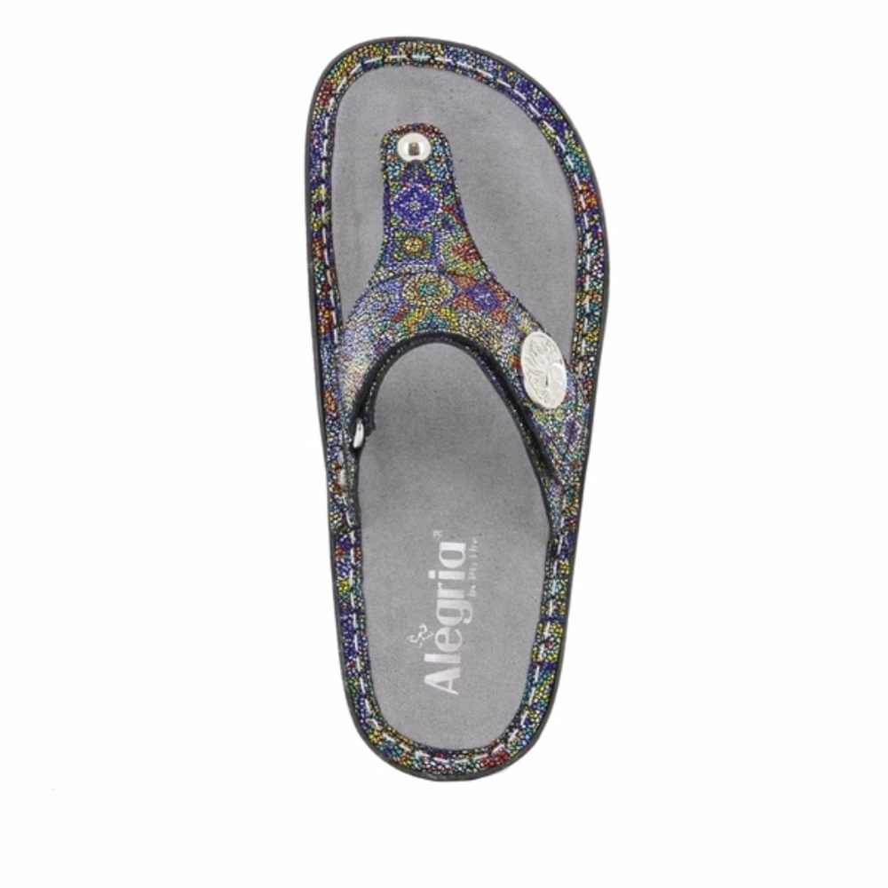 New Alegria Carina Aztec Dottie Sandal Clog - Picture 4 of 6